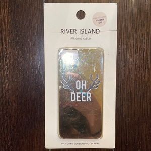 River Island iPhone 6/7 “Oh Deer” Phone Case & Screen Protector